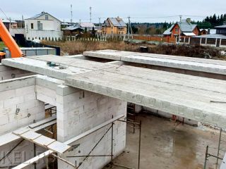  DS-1873 Кладка стен 1 этажа, армопояс, плита перекрытия
